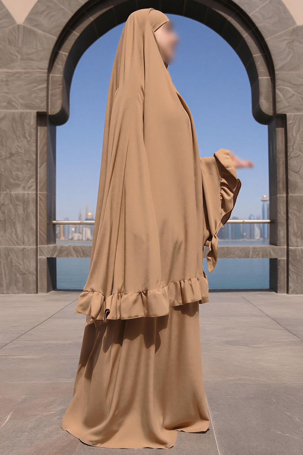 SB Prayer Set Jersey ES003 in Dark Taupe