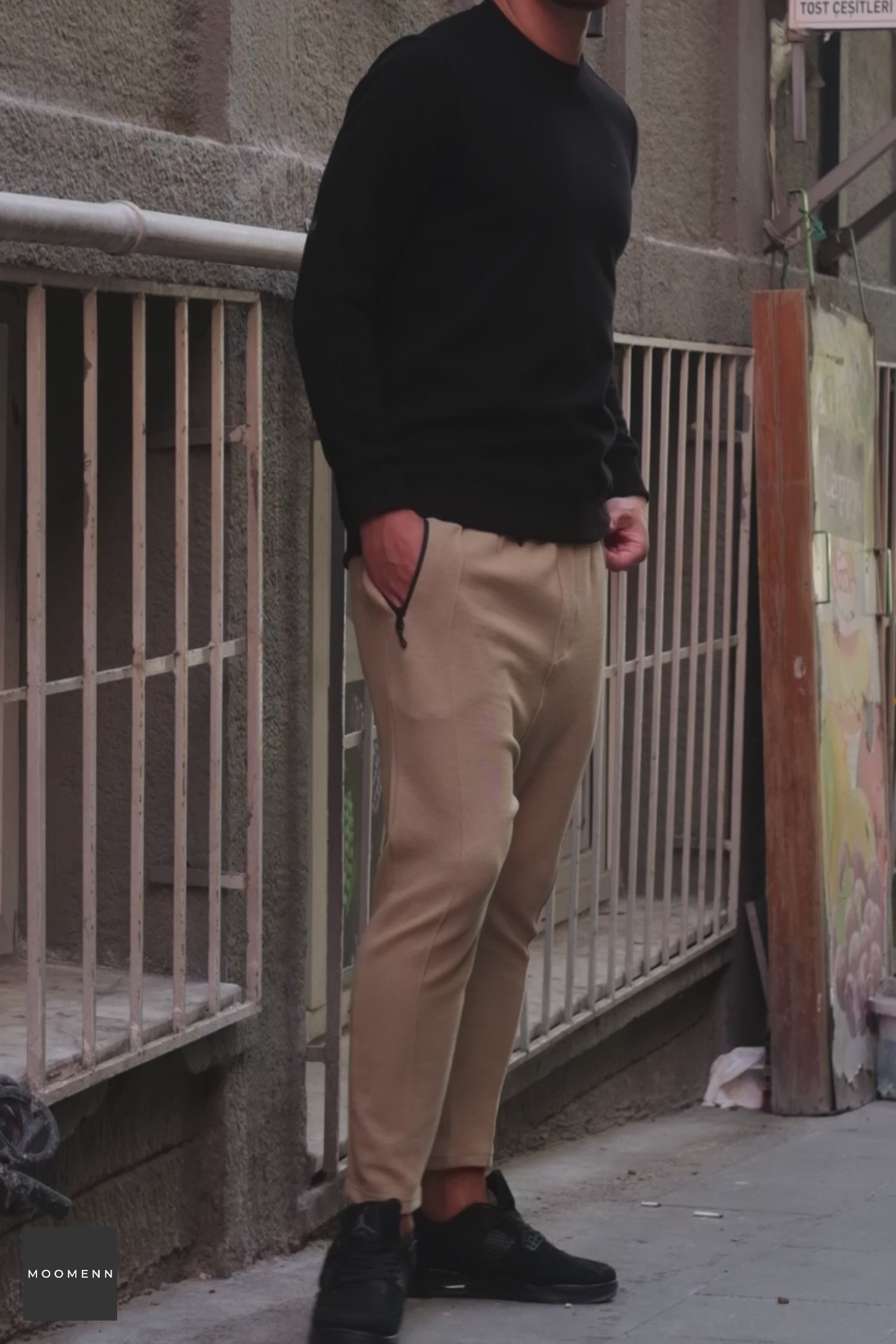 Load video: QL Relaxed Trousers City 